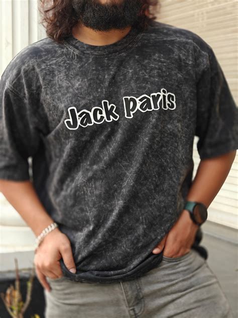 Men's Acid Washed Oversized T-Shirt – 240 GSM Pure Cotton. – Jack Paris