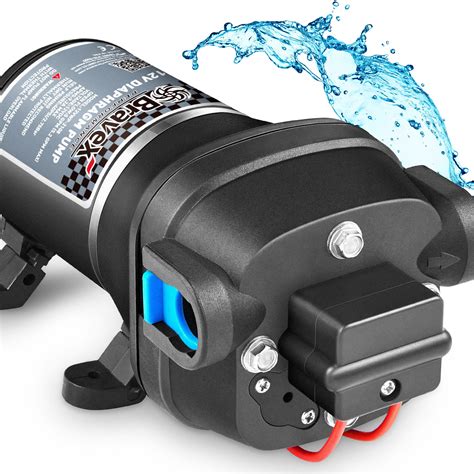 Buy Upgrade RV Water Pump, 12V Water Diaphragm Pressure Pump, 5.2 GPM ...