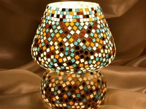 Glass Bottle And Decanter - Mosaic Glass Table Lamp Manufacturer from ...