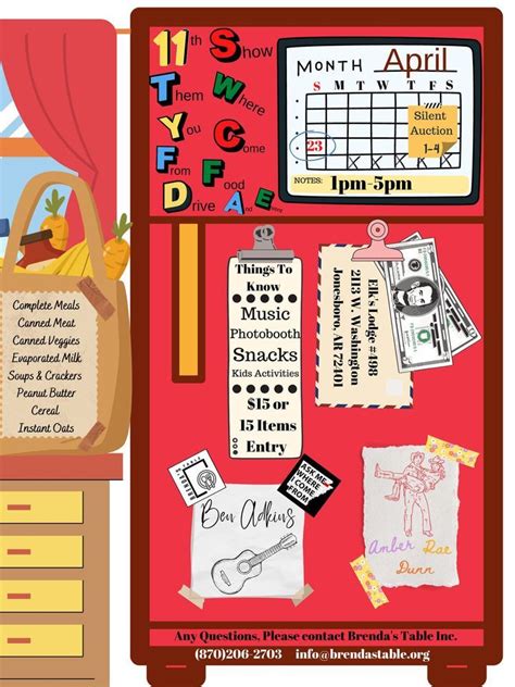 11th Annual Show Them Where You Come From Food Drive and Event ...