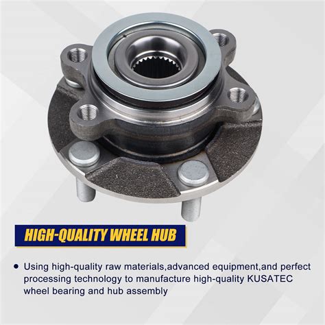 Front Wheel Hub & Bearing Assembly – Fits 2008-2013 Nissan Rogue, 2014-2015 Rogue Select, 2008-2012 Nissan Sentra (5-Lug W/ABS) – 513298