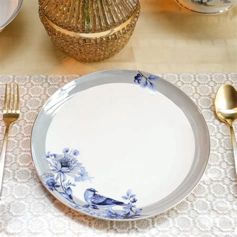 Celeste Peacock Dinner Set – 35 & 48-Piece Elegant – Home Touch