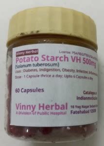 Vinny Herbal Potato Starch VH 500mg Capsules Price in India - Buy Vinny ...