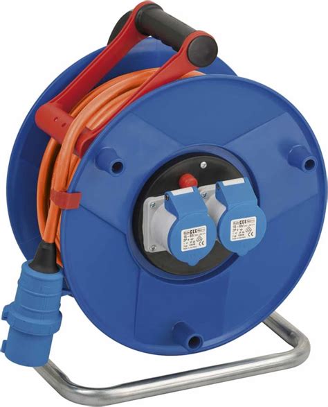 1182760100 brennenstuhl | brennenstuhl 25m 2 Socket BS4343/EN60309 230V ...