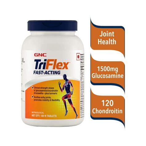 Gnc triflex fast acting 120 caplets ₹2999 Best Price in India At Cureka ...