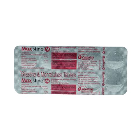 Maxstine M Tablet 10'S Price, Uses, Side Effects, Composition - Apollo ...