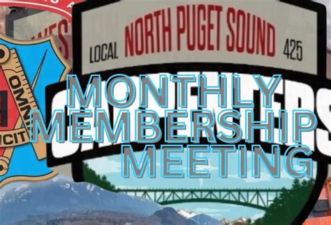 UBC local 425 monthly membership meeting, 1387 Pacific Dr, Burlington ...