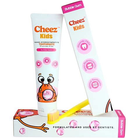 Cheez Kids Nano-Hydroxyapatite Toothpaste bubblegum Flavor - TikTok Shop