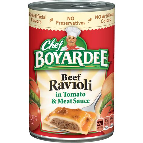Chef Boyardee Beef Ravioli, 40 oz - Walmart.com