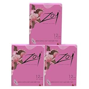 Buy ZOY Soft Cotton Sanitary Pad For Women | Rash Free & High ...