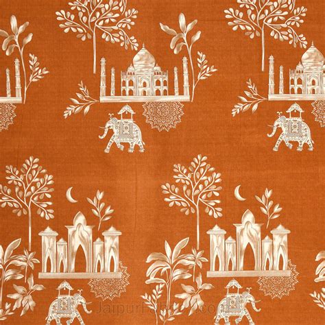 Royal Heritage Dark King Size Bedsheet – JaipurFabric®