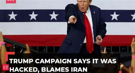 Donald Trump: Iran attempts to hack Trump's campaign? White House says ...