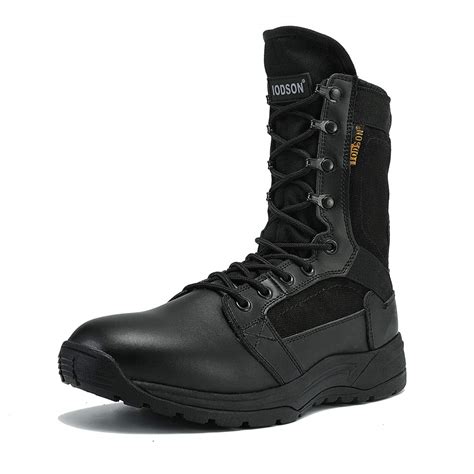Buy IODSON Men's Ultralight Combat Boots, Breathable Military Boots ...