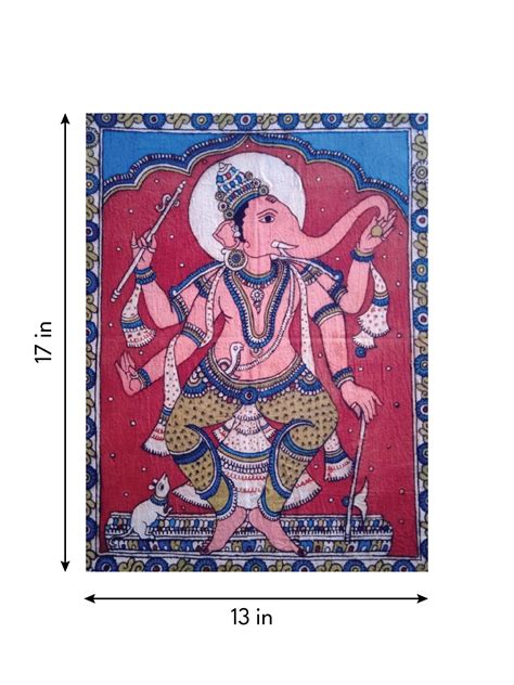Buy Lord Ganesha in Kalamkari Painting by Siva Reddy