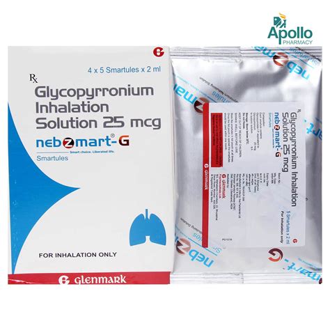 Nebzmart G 25 mcg Smartules 5X2 ml Price, Uses, Side Effects ...