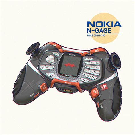 NOKIA N-GAGE Industrial Design Sketch