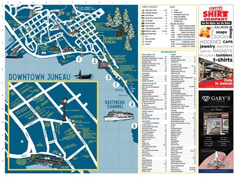 Juneau Visitor Map