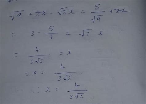 A survey was done in a small area in which √9+2x - √2x voters were men ...
