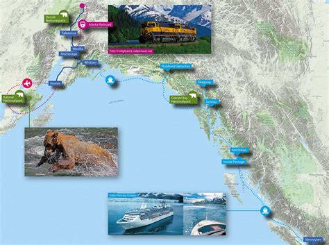 Best of Alaska and Inside Passage 2020 | Karte - Captain Renés Travel