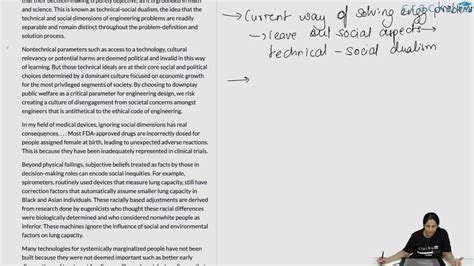 [Video] In this passage, the author is making the claim that: - The ...