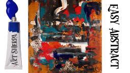 Abstract Tutorials Using a Pallet Knife 的图像结果