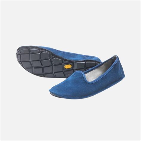 Vibram ONEQ Slipon Velvet Women's Casual Shoes -Blue/Black – Gambol