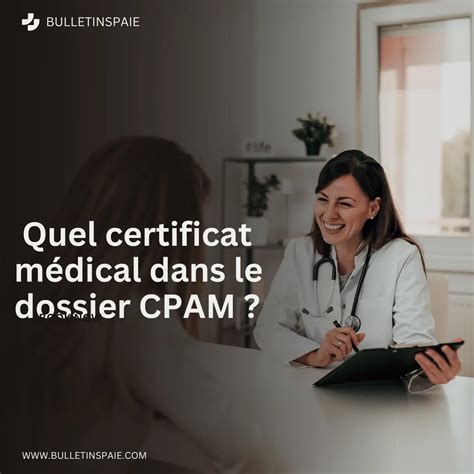 Maladie professionnel : quel certificat médical dans le dossier CPAM ...