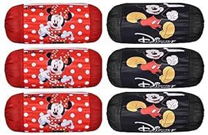 Heart Home Disney Minnie Mickey Print Silk Special Long Crush Bolster ...