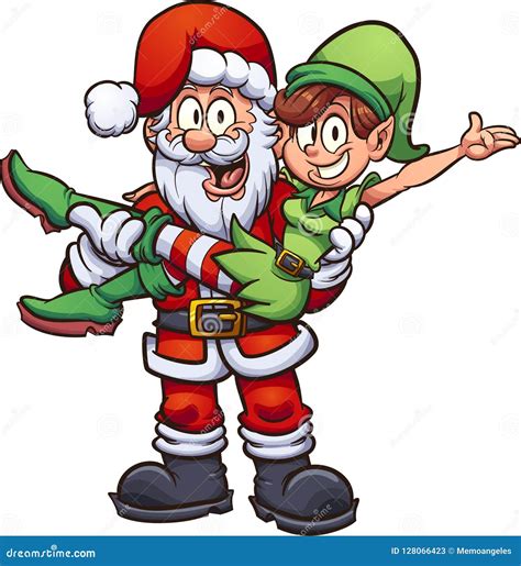 Santa And His Elves Animated