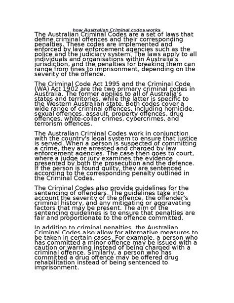 Image result for Australian Criminal Code