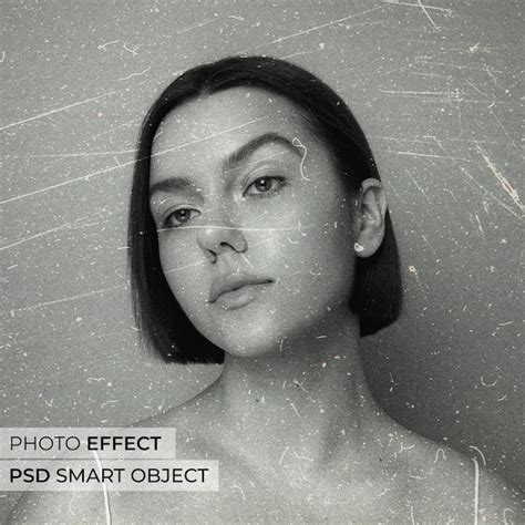 Grunge photo effect design | Free PSD