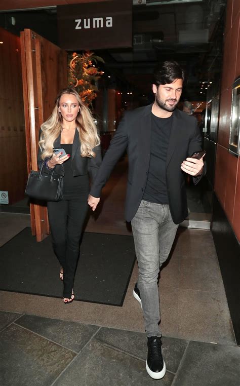Amber Turner and Dan Edgar at Zuma Restaurant in London 01/14/2023 • CelebMafia
