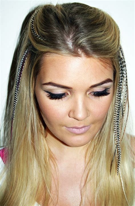 Feather hair extensions | Brazilian human hair extensions, Loose waves ...