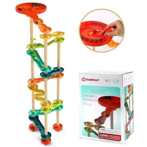 Buy TOP BRIGHT Marble Run Set, Marble Race Maze Track Game for Kids ...