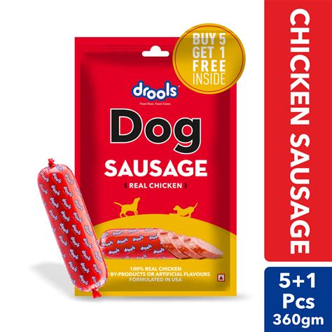 Buy Drools 100% Real Chicken Sausage Treat for Dogs online at ...