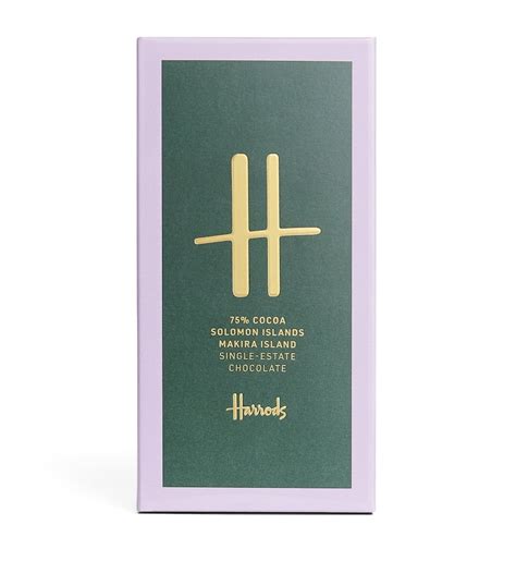 Harrods Harrods Single-Estate 75% Cocoa Makira Island Chocolate Bar ...