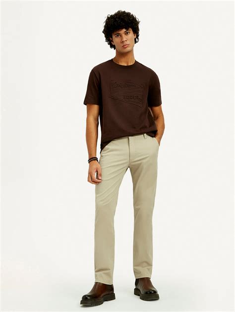 Men's 511 Beige Slim Fit Mid Rise Chinos – Levis India Store