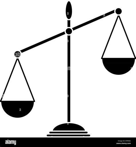 balance scale isolated icon Stock Vector Image & Art - Alamy
