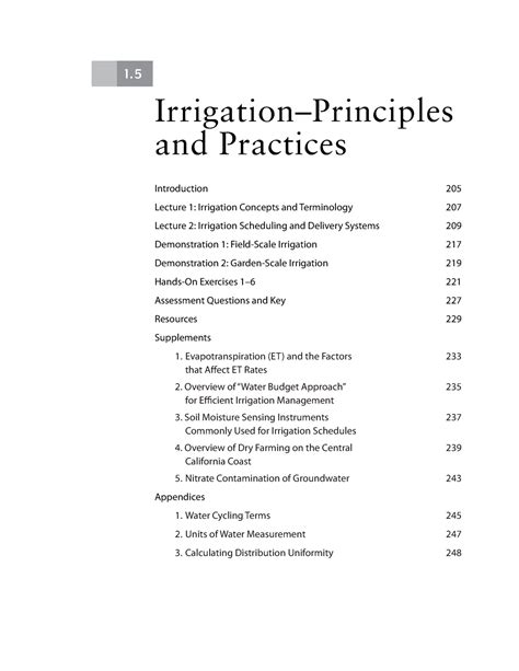 1 - Irrigation Scheduling & Delivery Systems - Irrigation—Principles ...