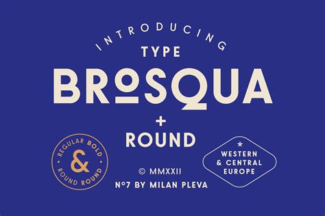 Brosqua Bold Font | xFonts.pro