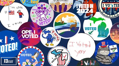 Decide Michigan's new 'I Voted' sticker in first competition | wzzm13.com