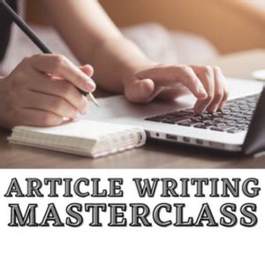 Image result for Article Writer Course