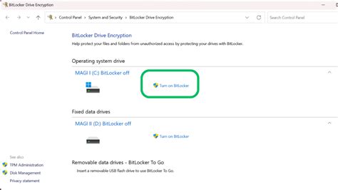 Image result for BitLocker Enable Manually