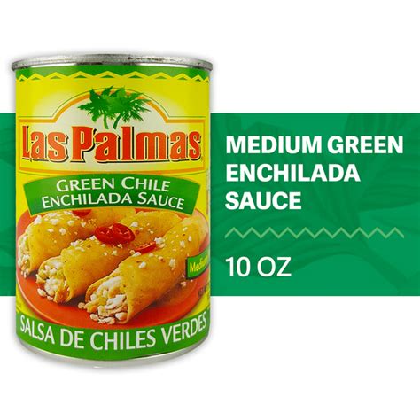 Las Palmas Medium Green Chile Enchilada Sauce, Kosher (10 oz) Delivery ...