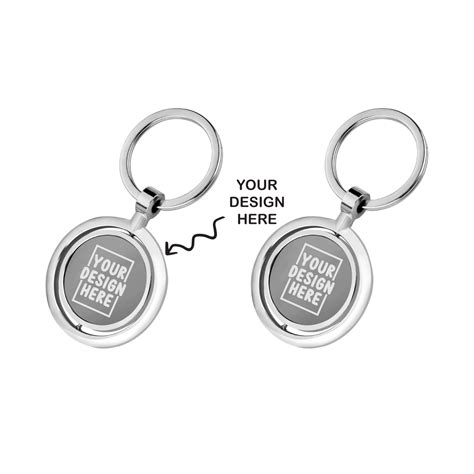 Buy Personalized Both Sides Engraved Rotating Steel Finish Metal ...