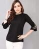 Buy Black Tops for Women by SELVIA Online | Ajio.com