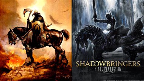 Shadowbringers Art Looks Like Frank Frazetta's Death Dealer : r/ffxiv