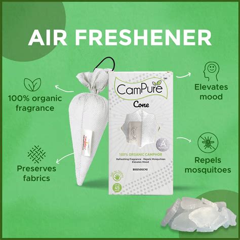 Buy Pack of 2 - Bhimseni & Mogra Air Freshener Cone at Best Price ...
