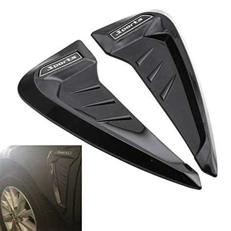 Car Decorative Air Flow Duct Racing Side SCOOP Vent Air Flow Sticker u ...