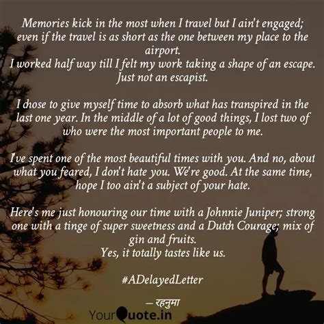 Memories kick in the most... | Quotes & Writings by Shrey Saxena ...
